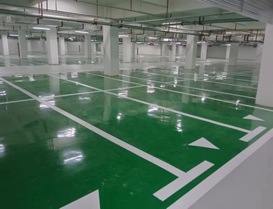 岳阳岳阳小区停车场标线